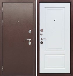 Входная металлическая дверь в квартиру Толстяк Белый Ясень склад - фото 23618