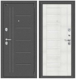 Входная металлическая дверь Porta S 109.П29 Антик Серебро/Bianco Veralinga в наличии - фото 23954