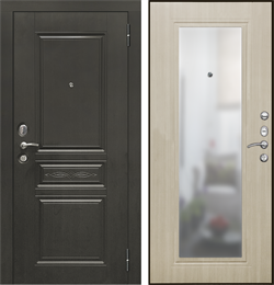 Входная металлическая дверь в квартиру SD Prof-10 Троя-Зеркало в наличии - фото 24170