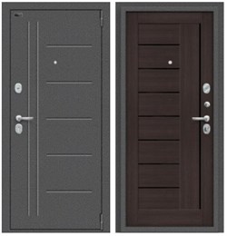 Входная металлическая дверь Porta S 109.П29 Антик Серебро/Cappuccino Veralinga склад в наличии - фото 24569