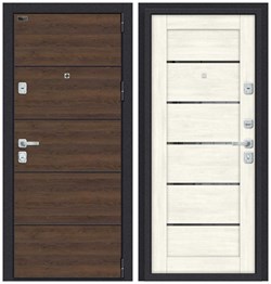 Входная металлическая дверь Porta M П50.Л22 (AB-6) Tobacco Greatwood/Nordic Oak склад в наличии - фото 24763