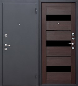 Входная металлическая дверь в квартиру Гарда Муар Тёмный кипарис склад в наличии - фото 24838