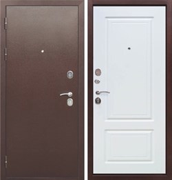 Входная металлическая дверь в квартиру Толстяк Белый Ясень склад в наличии - фото 24842