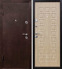 Входная металлическая дверь в квартиру Йошкар Карпатская ель склад в наличии - фото 24848