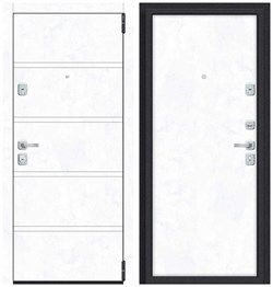 Входная металлическая дверь Porta M 8.П50 Snow Art/Snow Art - со звукоизоляцией склад в наличии - фото 24954