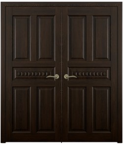 Дверь распашная двустворчатая RETRO дуб, сосна - фото 27045