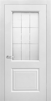Межкомнатная дверь Роял 2 ДО белая - фото 28462