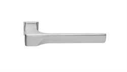 Ручка дверная MORELLI LUXURY FIORD-SM CSA на мини-розетке Матовый хром - фото 7061