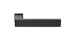 Ручка дверная MORELLI LUXURY HORIZONT-SM NERO на мини-розетке Черный - фото 7103