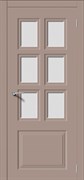 Межкомнатная дверь Эмаль КВАДРО 1 со стеклом в наличии