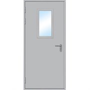 Противопожарная дверь однопольная остекленная ДПМ-1 О