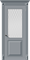 Межкомнатная дверь Эмаль БЛЮЗ со стеклом серая - фото 11704