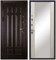 Входная металлическая дверь в квартиру STR-5 зеркало - фото 11743