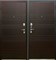 Входная металлическая дверь в квартиру SD PROF-36 ФОРТУНА Венге - со звукоизоляцией склад - фото 23691