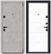 Входная металлическая дверь Porta M 4.4 Grey Art/Snow Art - со звукоизоляцией склад в наличии - фото 24955